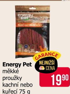 Pamlsky proužky pro psy Energy Pet