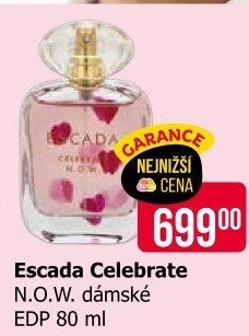 Parfémovaná voda dámská Celebrate N.O.W. Escada