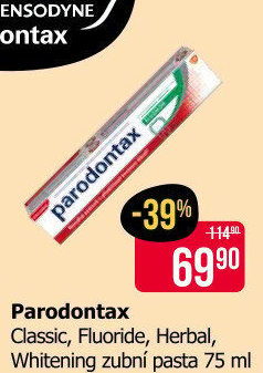 Pasta na zuby Herbal Fresh Parodontax