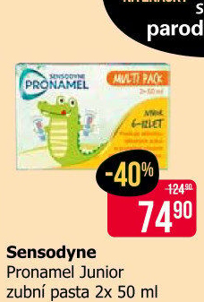 Pasta na zubyPronamel Junior Sensodyne