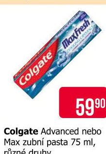 Pasty na zuby Max Colgate