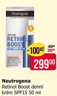 Pleťový krém OF 15 proti vráskám Retinol Boost Neutrogena
