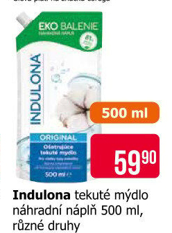 Tekuté mýdlo Indulona - náhradní náplň