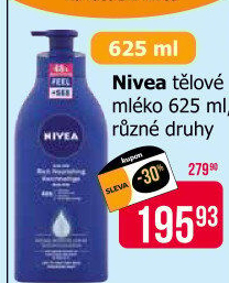 Tělová mléka Nivea