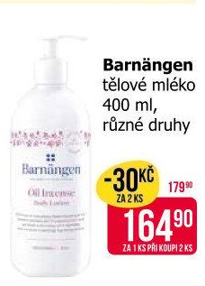 Tělové mléko Barnängen