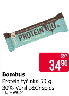 Tyčinka Bombus Protein 30%