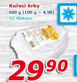 Kuřecí krky mražené DZ Klatovy