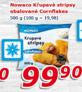 Kuřecí stripsy mražené Nowaco