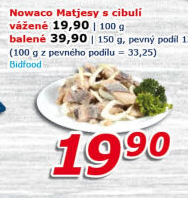 Matjesy s cibulí Nowaco