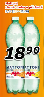 Ochucená voda Mattoni