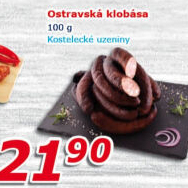 Ostravská klobása Kostelecké uzeniny