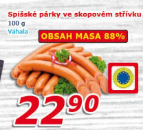 Párky spišské Váhala