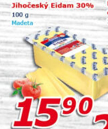 Sýr Eidam Jihočeský 30% Madeta