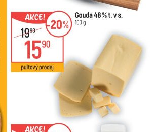Gouda 48 % t. v s.