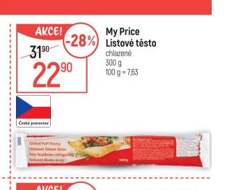 My Price Listové těsto