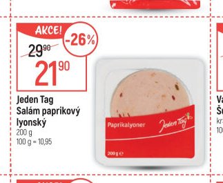 Jeden Tag Salám paprikový lyonský