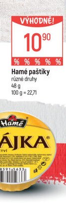 Hamé paštiky