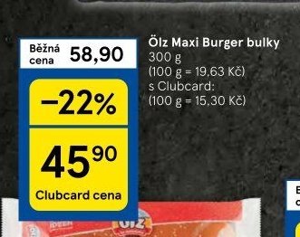Ölz Maxi Burger bulky