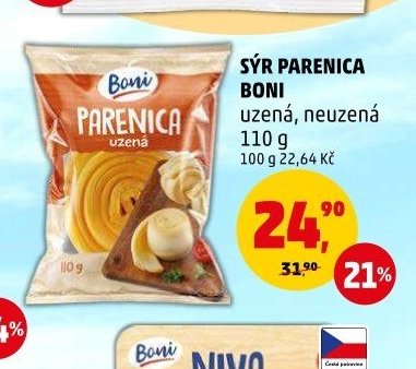 SÝR PARENICA BONI uzená, neuzená 110 g