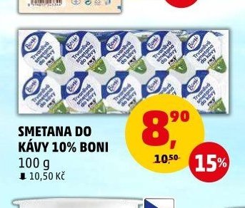 SMETANA DO KÁVY 10% BONI 100 g