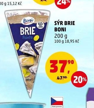 SÝR BRIE BONI 200 g