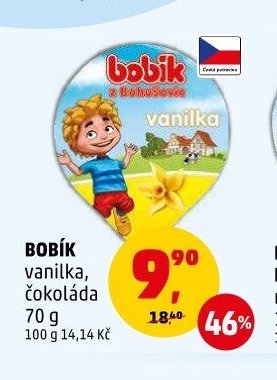 BOBÍK vanilka, čokoláda