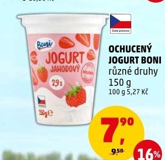 Jogurt ochucený Boni
