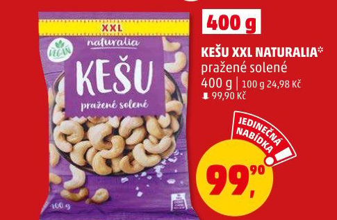 Kešu pražené Naturalia