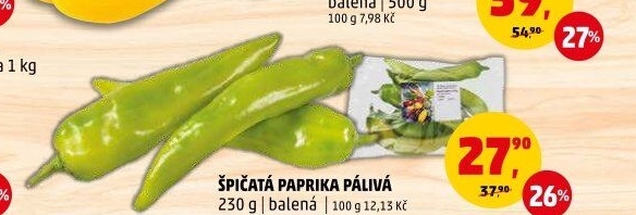 Paprika světlá pálivá