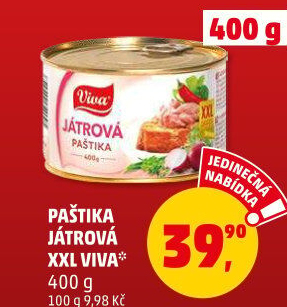 Paštika játrová Viva