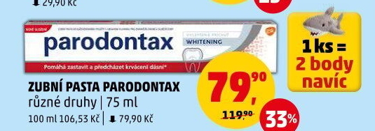 Pasty na zuby Parodontax