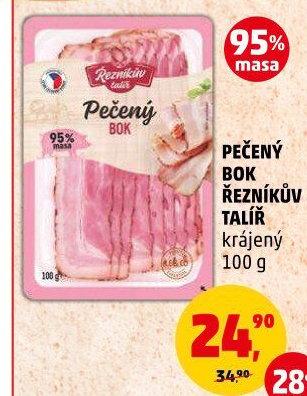 Pečený bok Řezníkův talíř