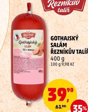Salám Gothaj Řezníkův talíř