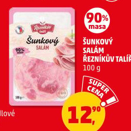 Salám šunkový Řezníkův talíř