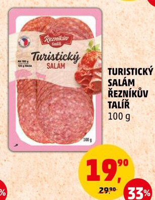 Salám turistický Řezníkův talíř