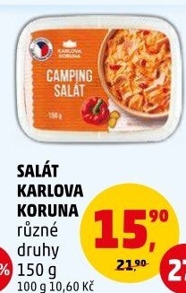 Saláty Karlova Koruna
