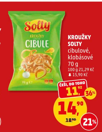 Snack Kroužky Solty