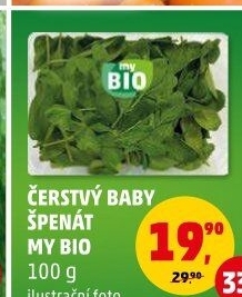 Špenát baby My BIO