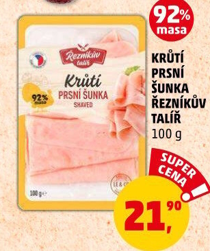 Šunka krůtí prsní Řezníkův talíř