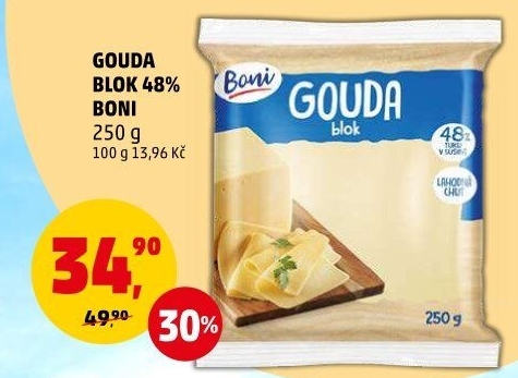 Sýr Gouda 48% Boni