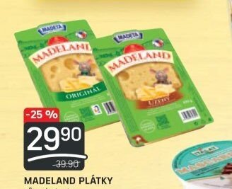 MADELAND PLÁTKY