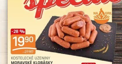 Kostelecké uzeniny Moravské klobásky