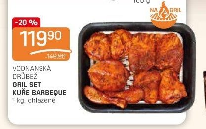 Vodňanská drůbež gril set kuře barbeque