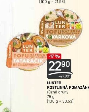 LUNTER ROSTLINNÁ POMAZÁNKA