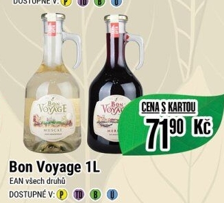 Vína Bon Voyage Driada