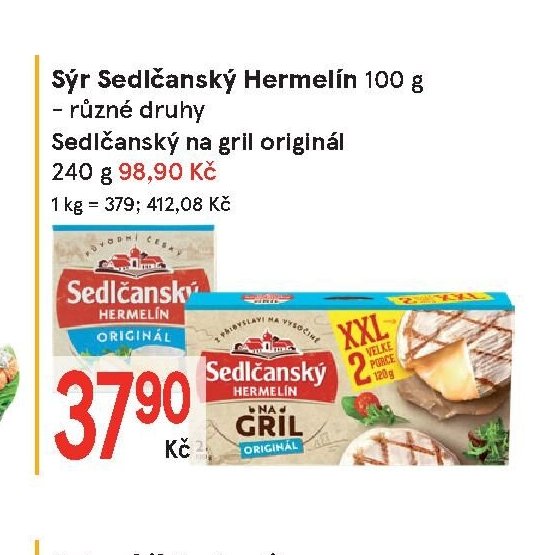 Sýr Sedlčanský Hermelín 100 g