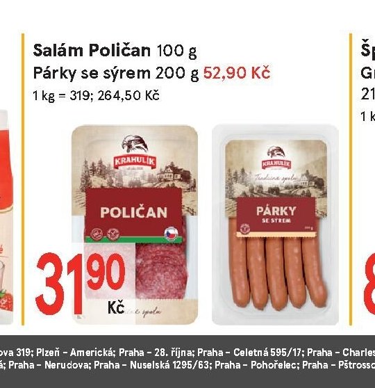 Salám Poličan 100 g