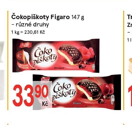 Čokopiškoty Figaro 147 g