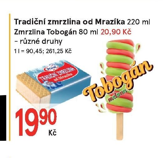 Tradiční zmrzlina od Mrazíka 220 ml