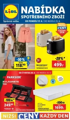 akční leták Lidl 17.6.2024-23.6.2024